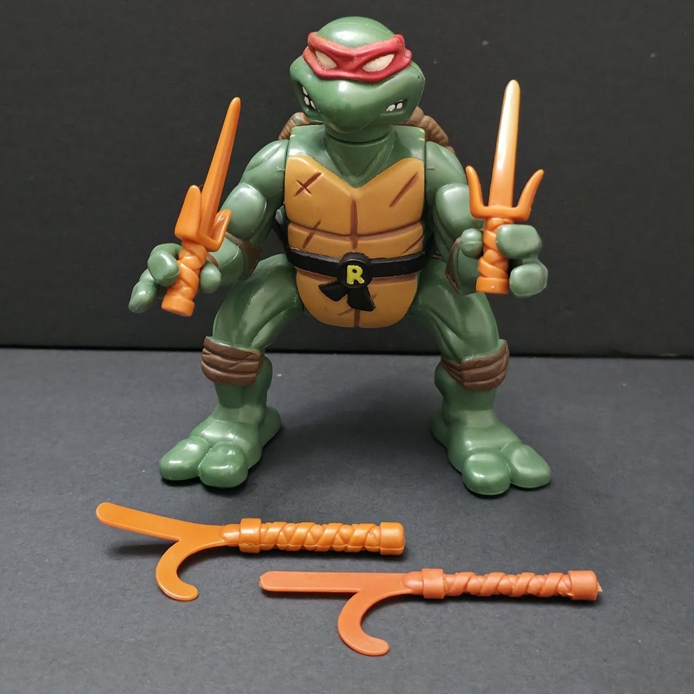 Tmnt JUMP ATTACK JUJITSU RALPH Action TMNT 1993 Playmates Complete Vintage